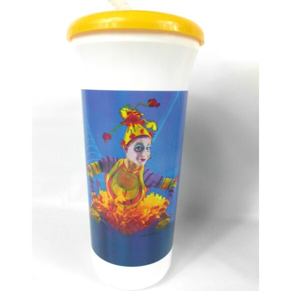 Downtown Disney La NouBa Cirque Du Soleil Popcorn Bucket and Drink Bottle Sipper - Picture 2 of 5